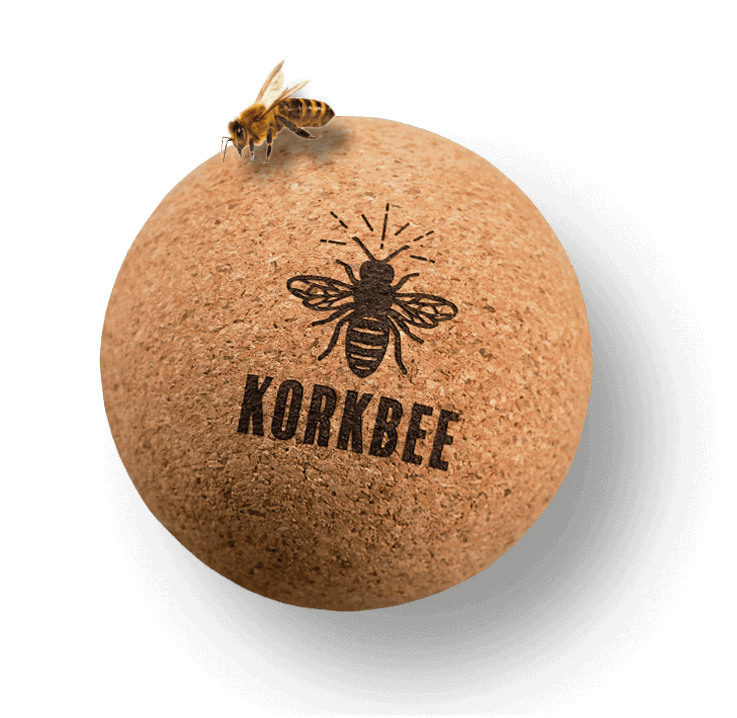 KORKBEE Faszienball mit Biene